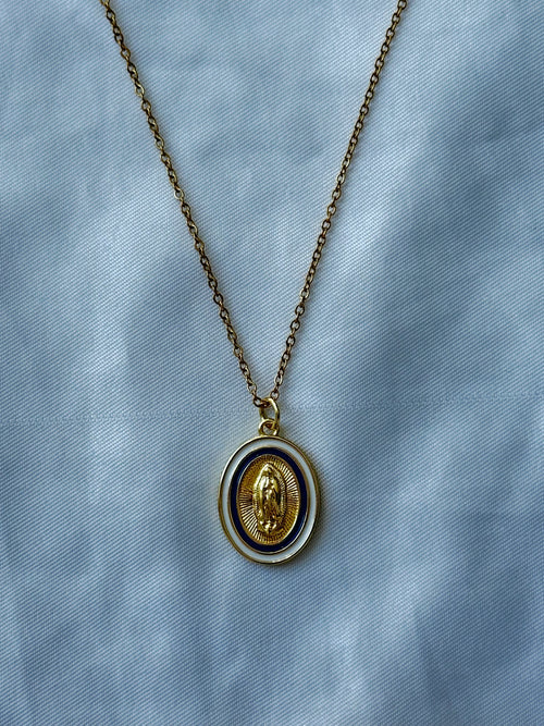Navy Necklace