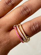 Pink Stack Ring