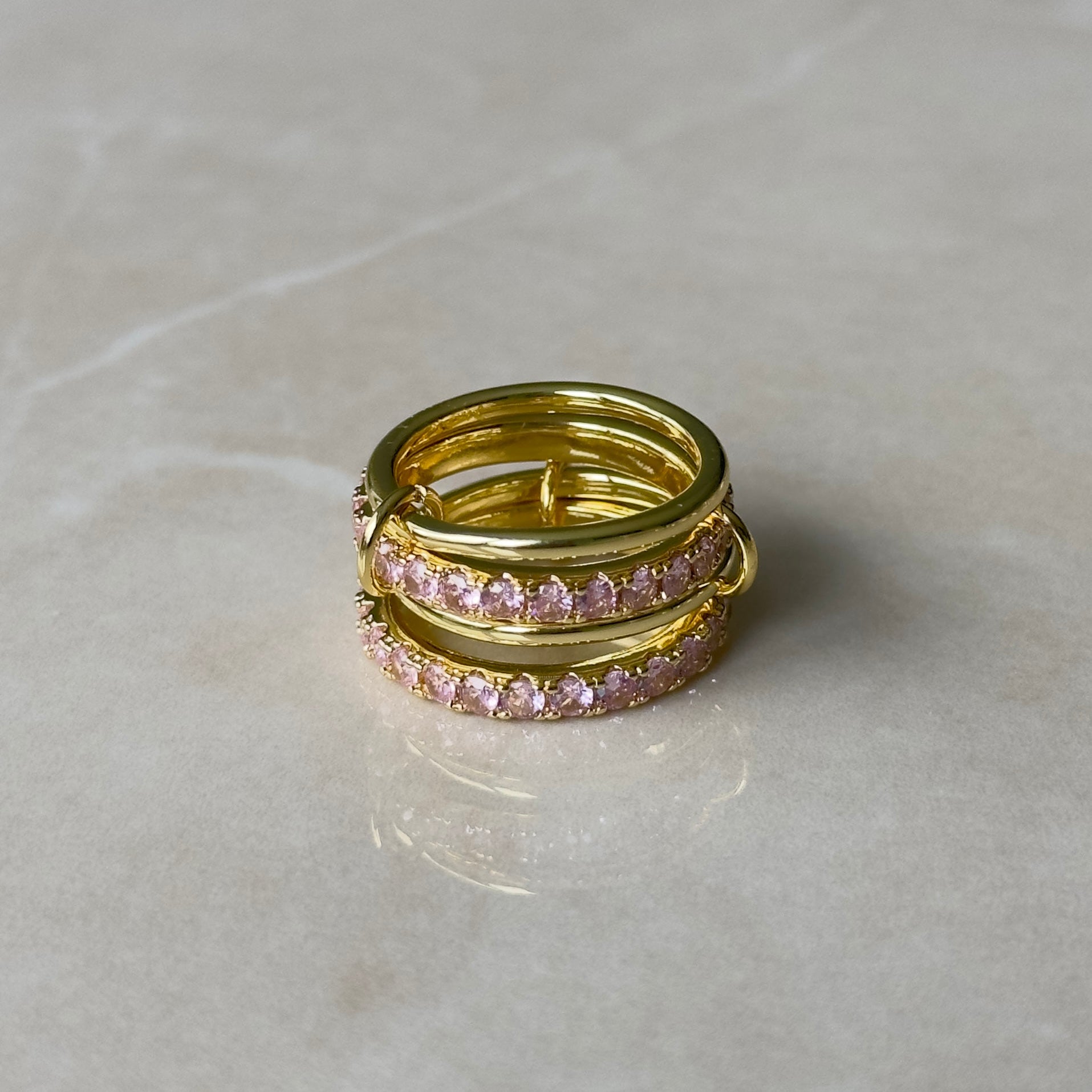 Rosa Stack Ring