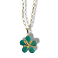 Flor Azul Pendant Necklace