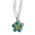 Flor Azul Pendant Necklace