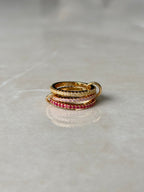 Pink Stack Ring