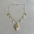 Golden Drift Charm Necklace
