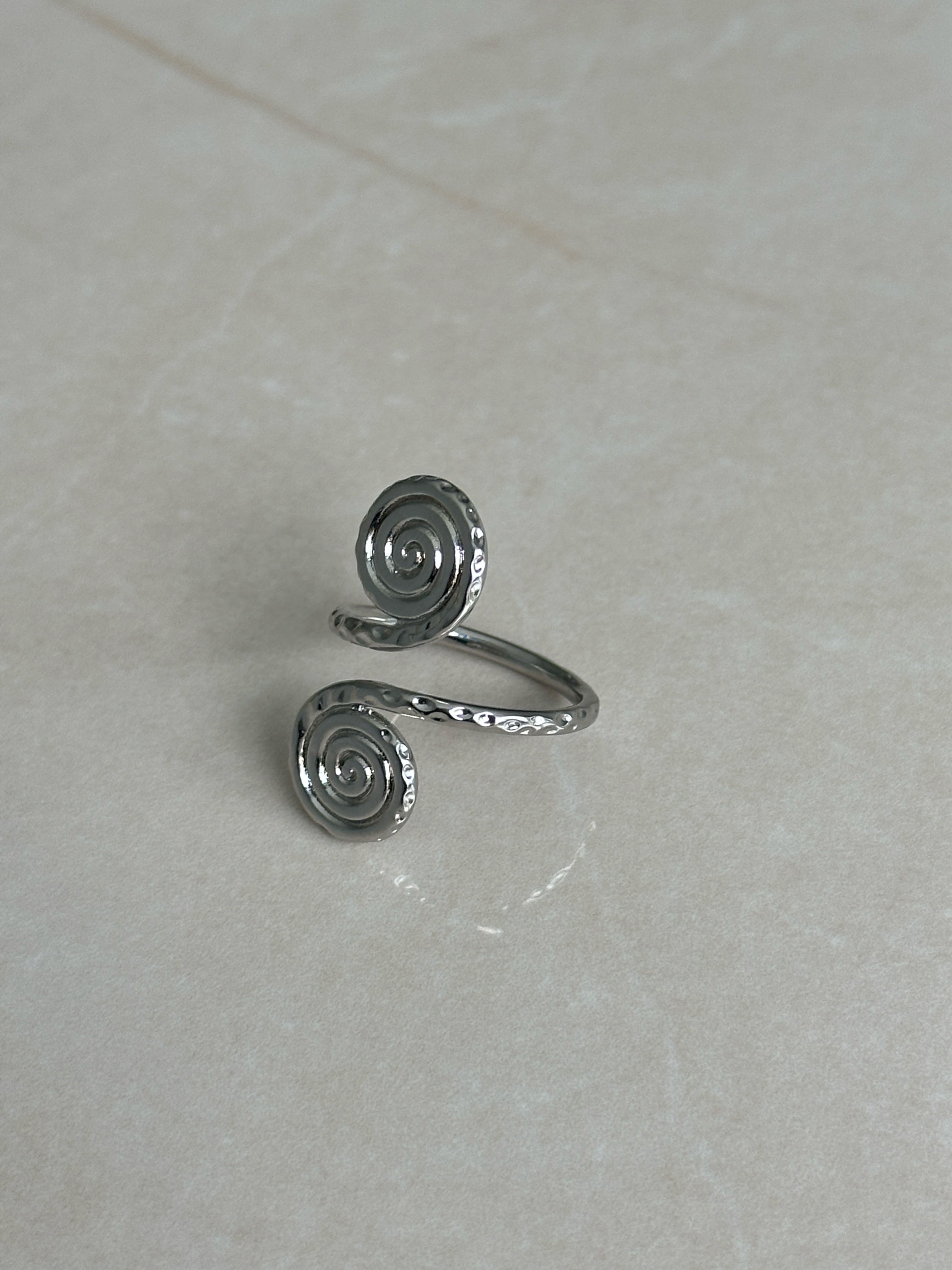 Swirl Ring Silver