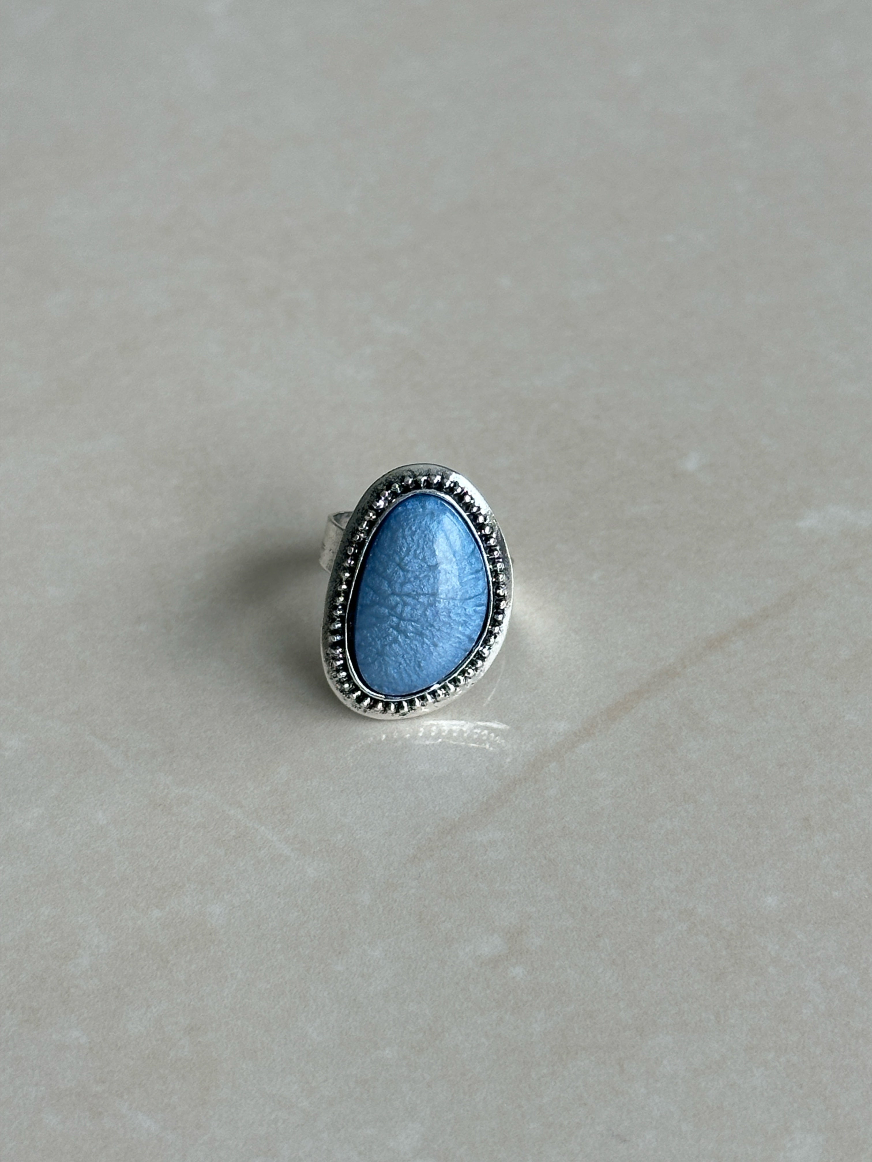 Ocean Mist Ring Silver