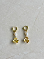 Pearl Blossom Hoops