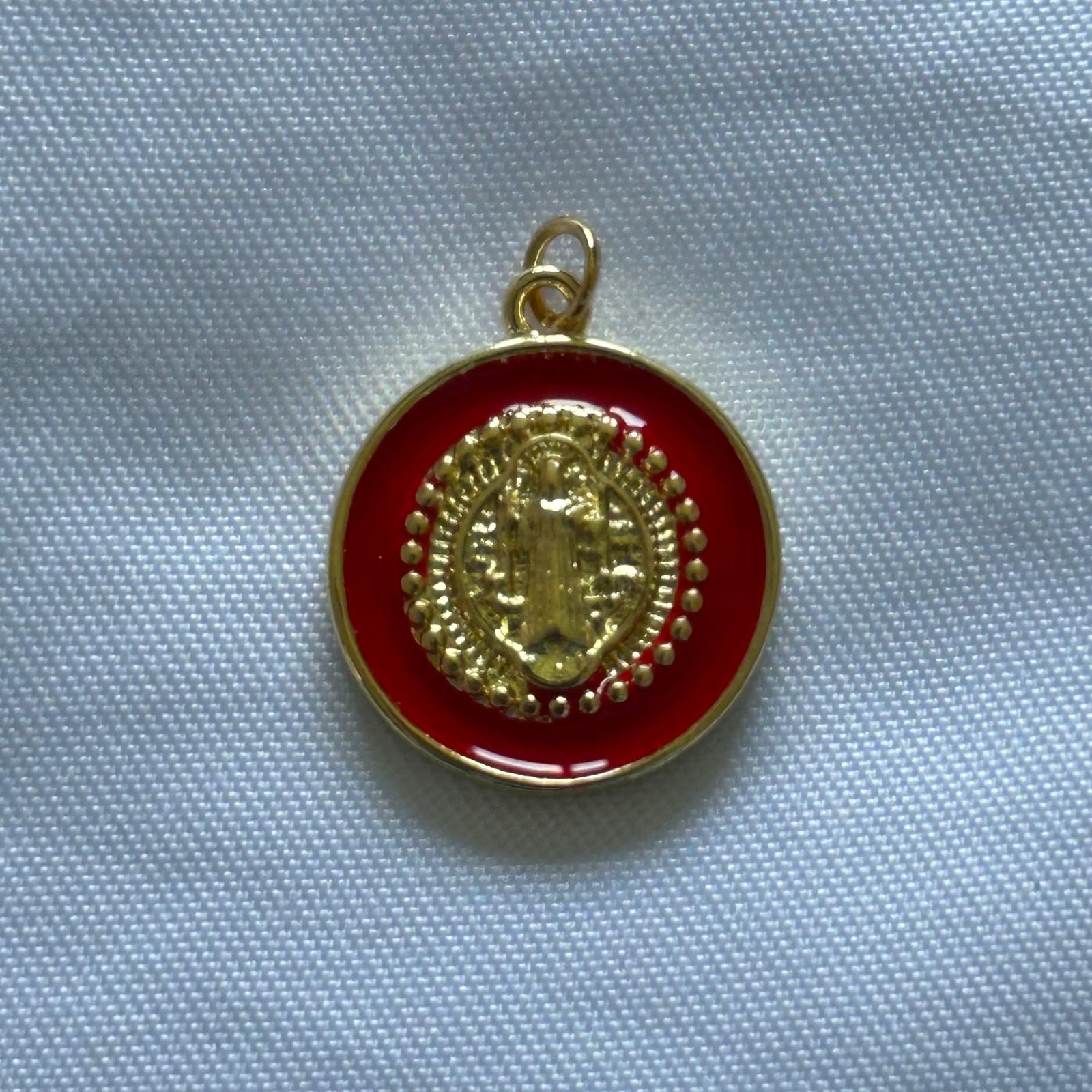 Gold Red Charm