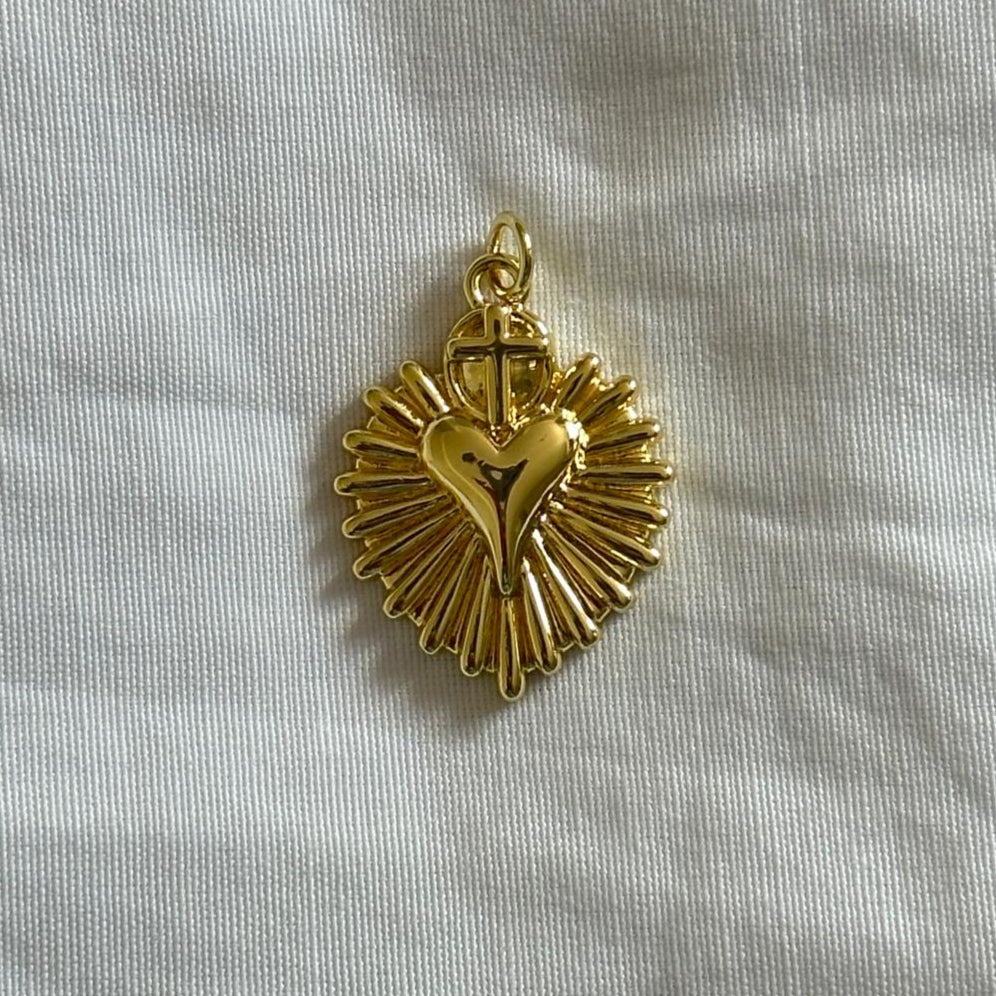 Gold Heart Charm