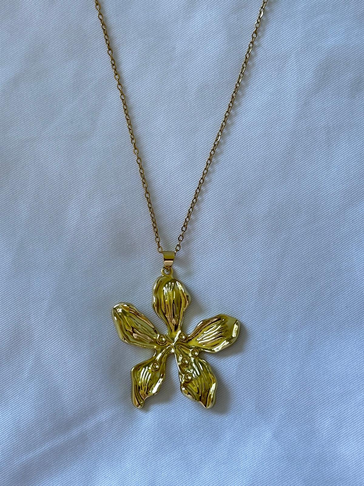 Flora Necklace Gold
