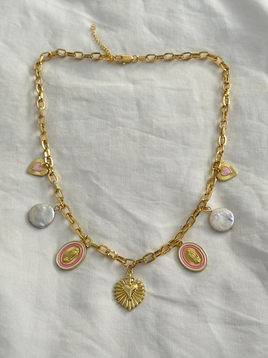 Rosa Charm Necklace