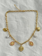 Ruby Charm Necklace