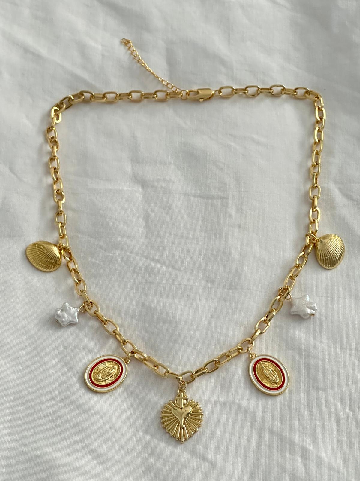 Ruby Charm Necklace