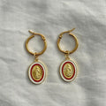 Ruby Earrings