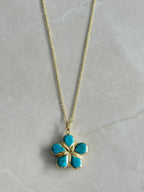 Azure Bloom Necklace