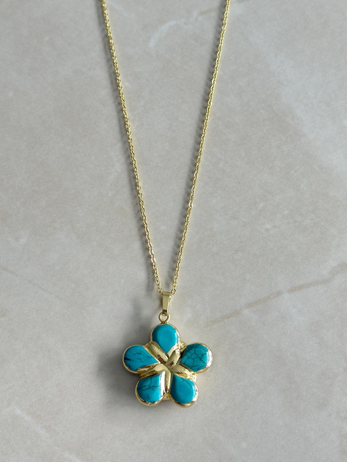 Azure Bloom Necklace
