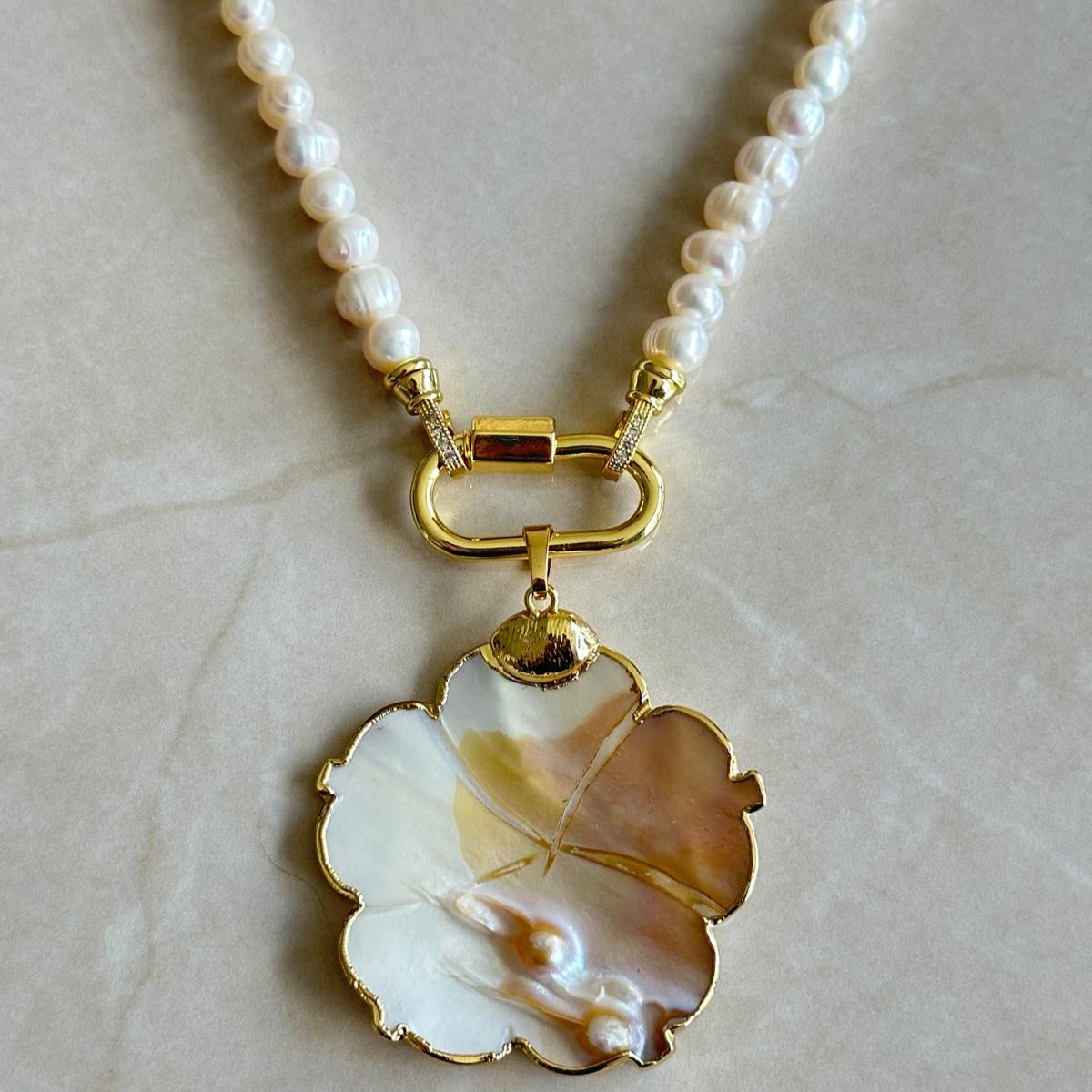Oyster Blossom Necklace
