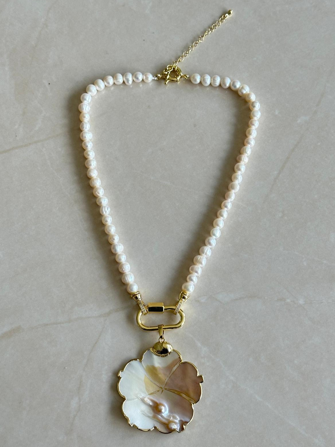 Oyster Blossom Necklace