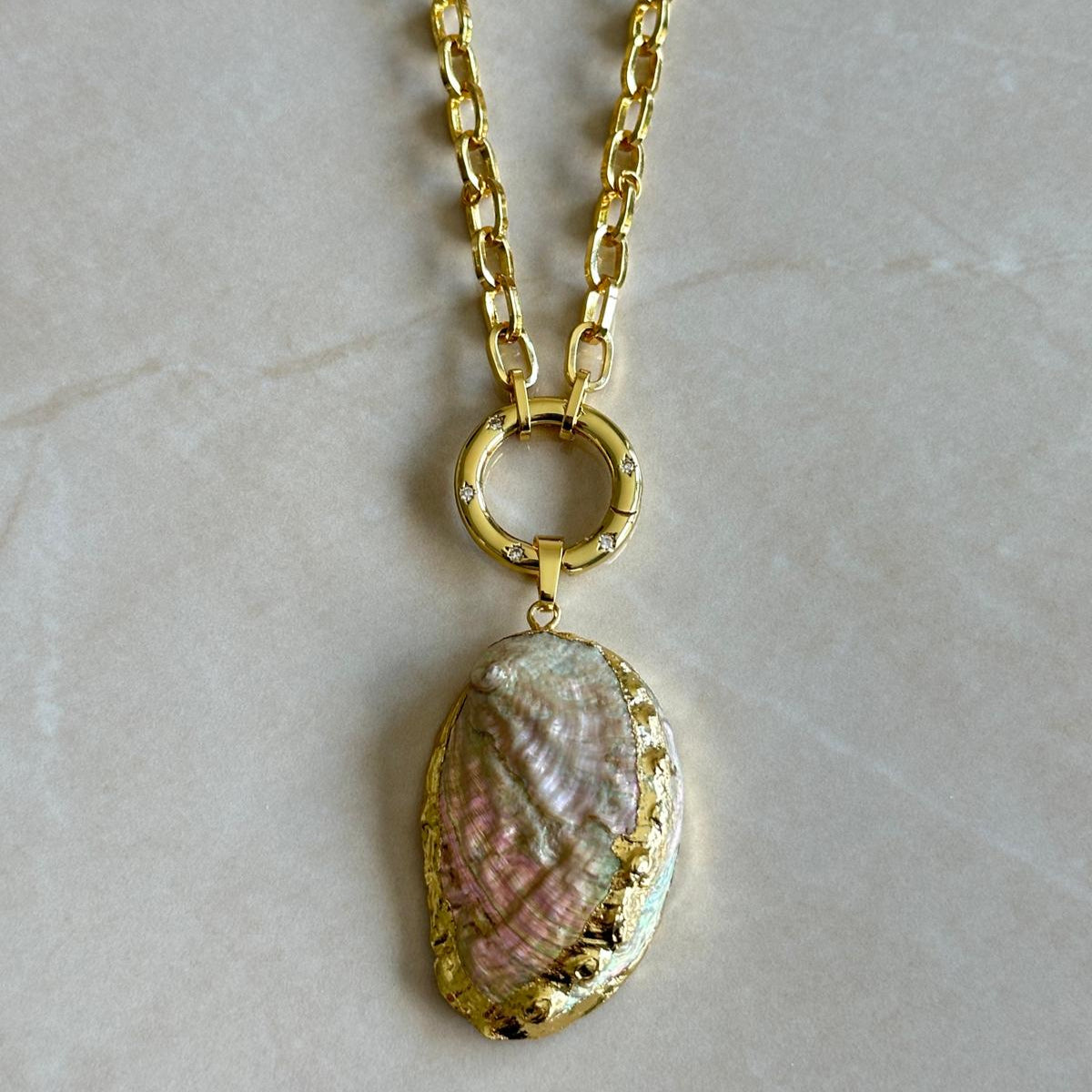 Shimmer Shell Necklace