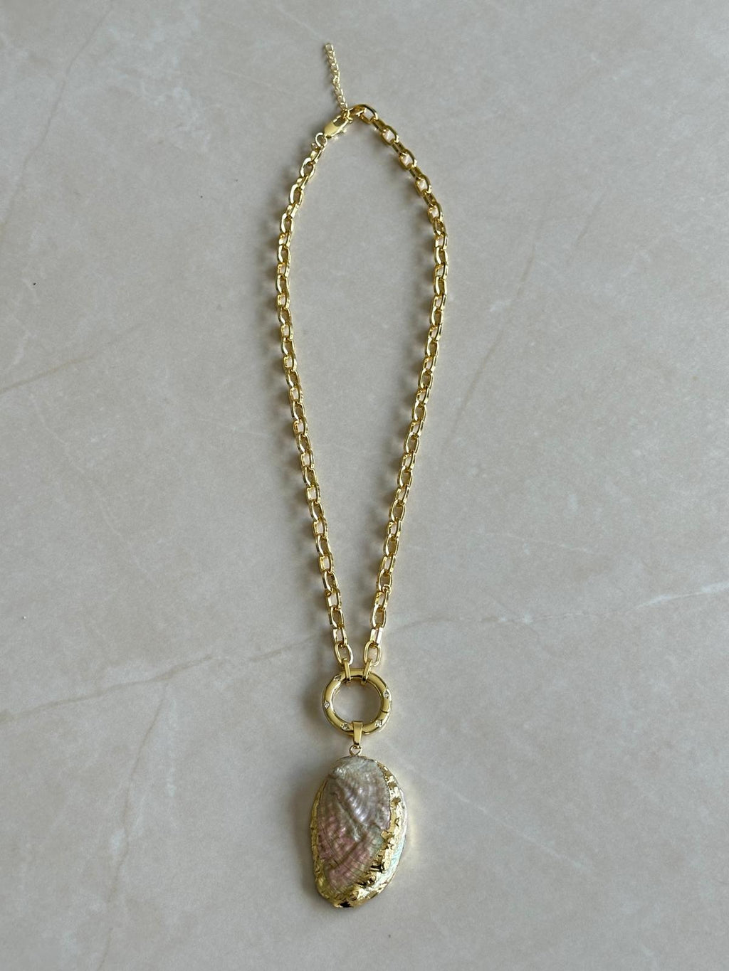 Shimmer Shell Necklace