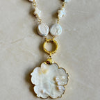 Petal Pearl Necklace