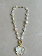 Petal Pearl Necklace